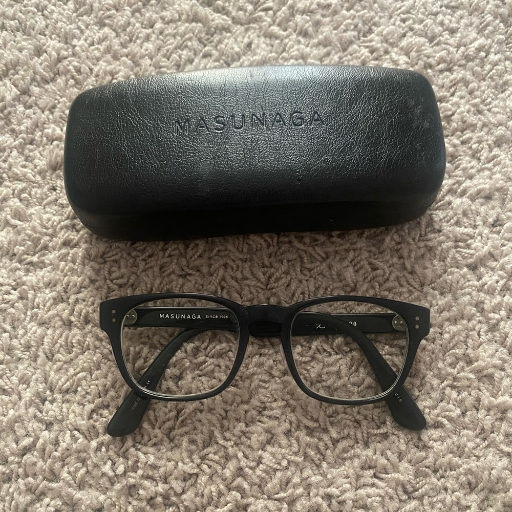 Masunaga 020 Black Glasses
